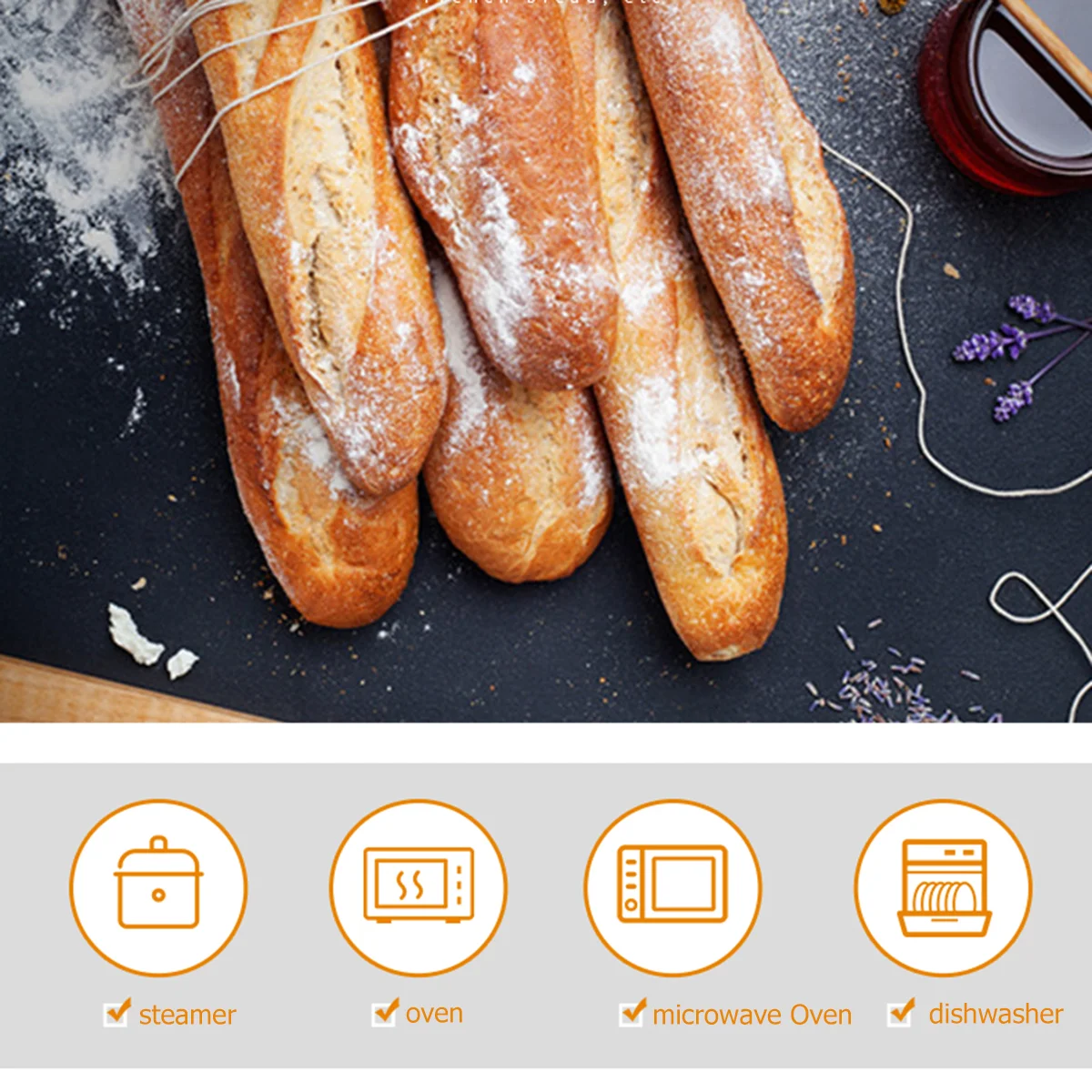 

Silicone Baking Pan Bread Tray Loaf French Cake Moldspans Mould Biscuit Bun Stick Hotdog Biscuits Non Form Trays Bakery Nonstick