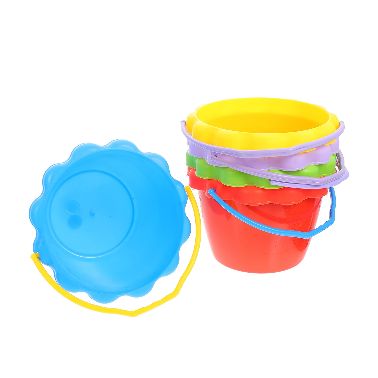 

Fishing Bucket Toys Snow Castle Beach Pail Small Sand Bucket Water Bucket For Beach Sand Playing Toys Sand Beach Bucket