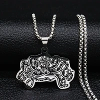 octopus stainless steel necklace menwomen silver color necklace jewelry christmas gift colgante n19853s08