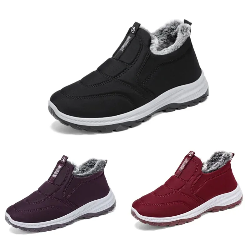 Новая непромокаемая обувь для пожилых мужчин зимняя кашемировая хлопковая