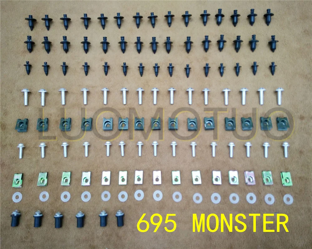 

Fairing Bodywork Kit Bolts Screws For Fit For DUCATI 695 MONSTER 2007-2008