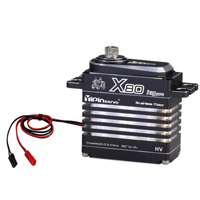 Yipinservo 32kg 40kg 45kg Torque Coreless Servo 12V High Speed Programmable Motor For RC Car Crawler 1/10 Traxxas Boat Parts - купить по