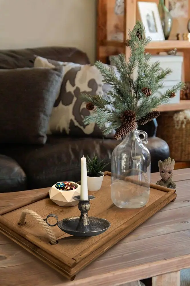 Декоративный Деревянный Канатный поднос | Дом и сад