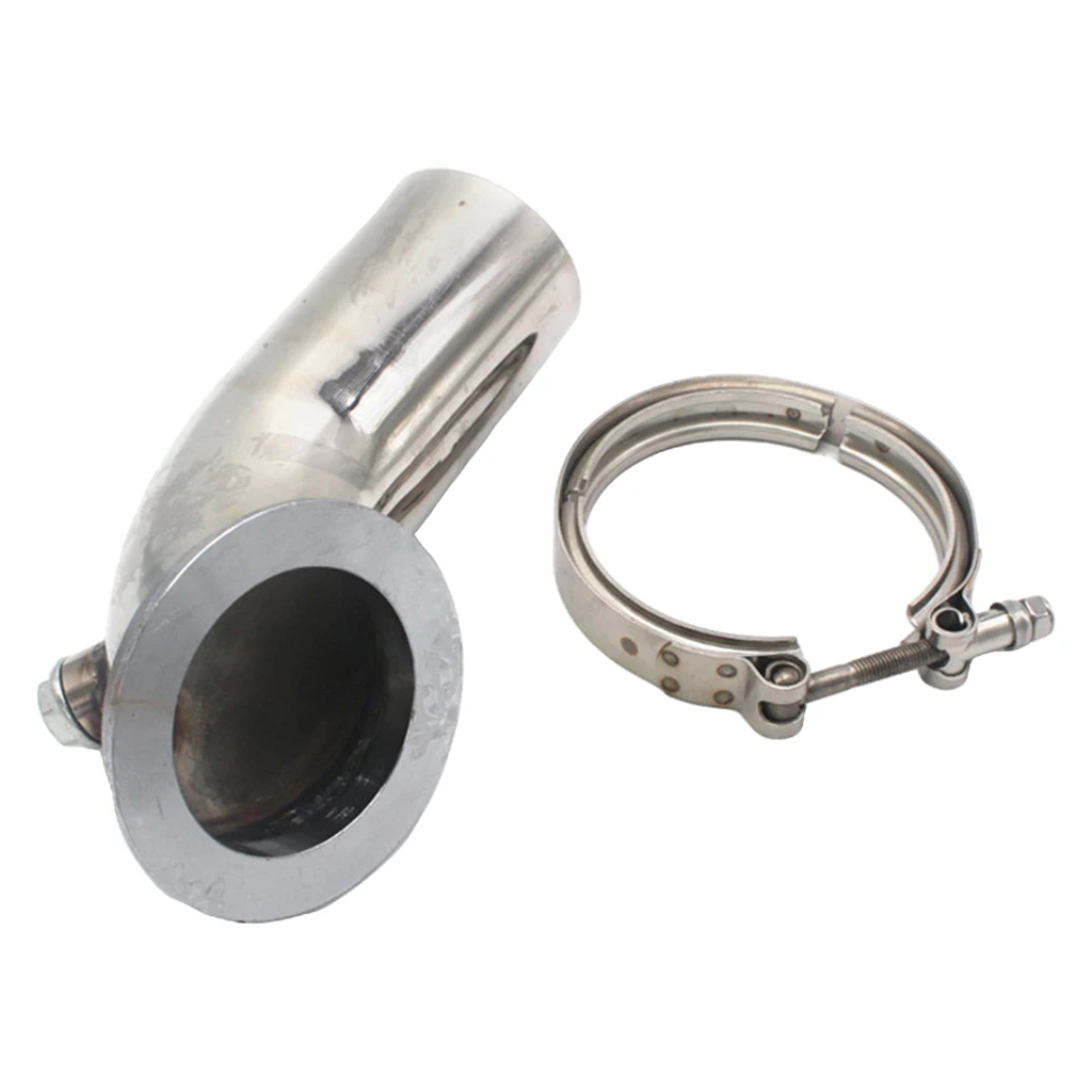 

90 ° Stainless Steel Exhaust + HX for 4.375 "Turbo