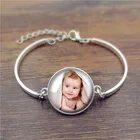 Очаровательный браслет на заказ фото вашего ребенка, мамы и ребенка, дедушки, родителя, любимого для семейного подарка