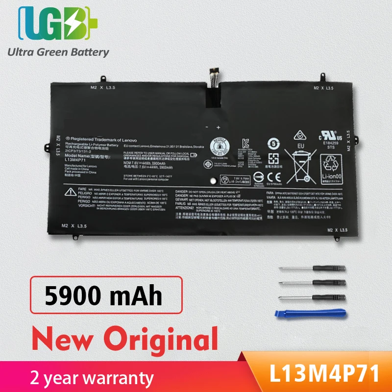 

UGB New Original L13M4P71 Battery for Lenovo Yoga 3Pro 1370 Series Pro-1370-80HE Pro-5Y71 Pro-I5Y51 Pro-I5Y70 Pro-I5Y71 L14S4P71