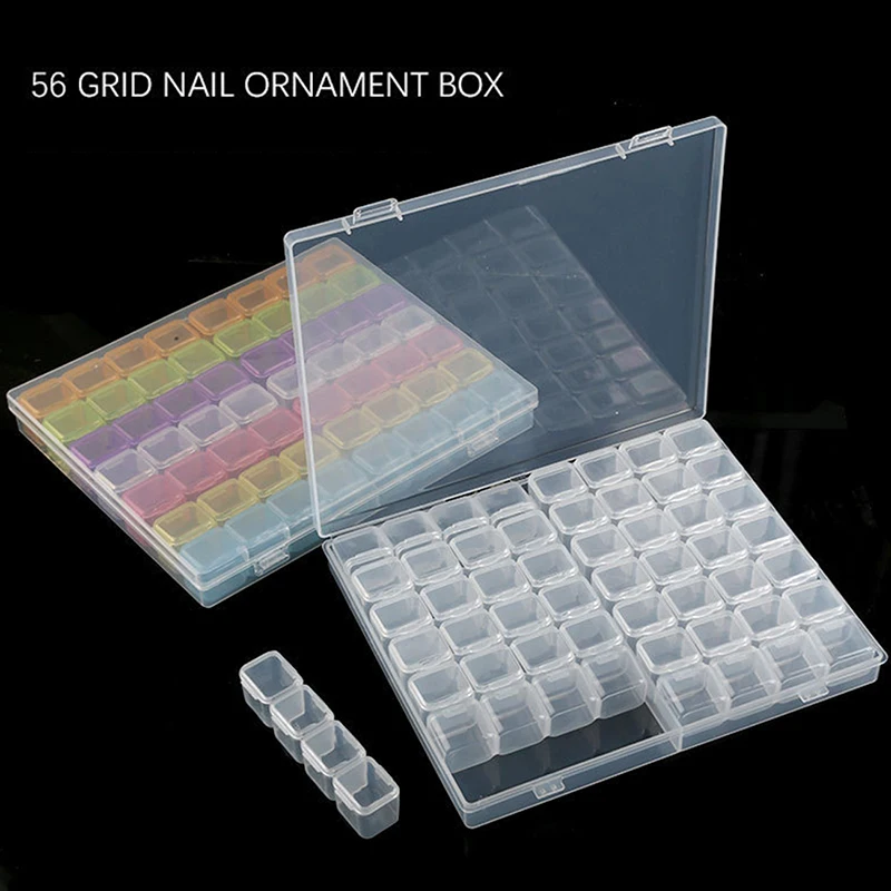 

Коробка для алмазной вышивки, бриллиантовая фотография, прозрачная коробка для хранения бусин, пластиковая фотография