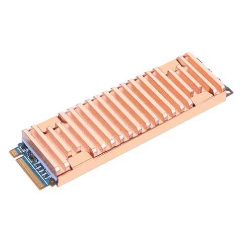 Радиатор для твердотельного жесткого диска M.2 NGFF, ультратонкий радиатор из чистой меди для M2 NVME NGFF 2280 PCIE SSD