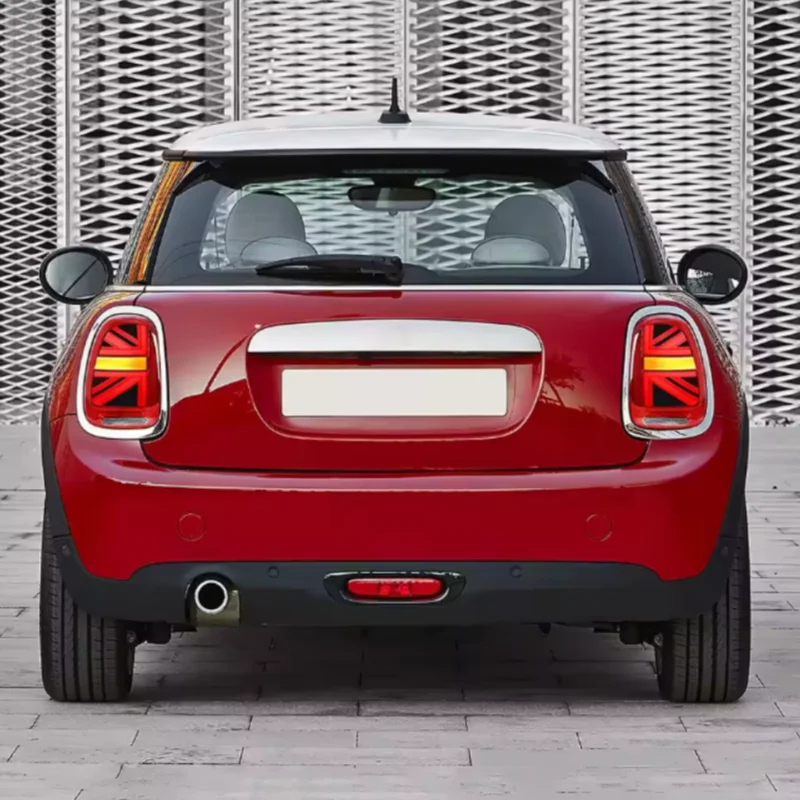 Задние фонари для Mini Cooper F55 F56 F57 2014-2019 годов выпуска, дизайн UNION JACK LCI, красные линзы, с анимацией (art.: 3920d95fe82dc) - 3920d95fe82dc