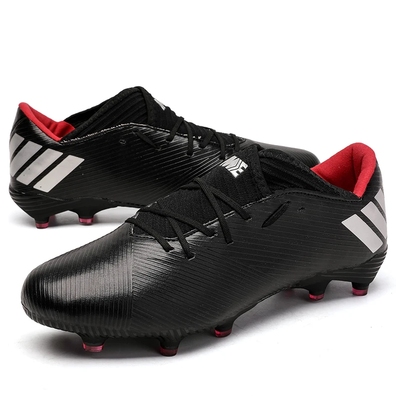 Professional Unisex Soccer Shoes Long Spikes TF Ankle Football Boots Outdoor Grass Cleats Football Shoes