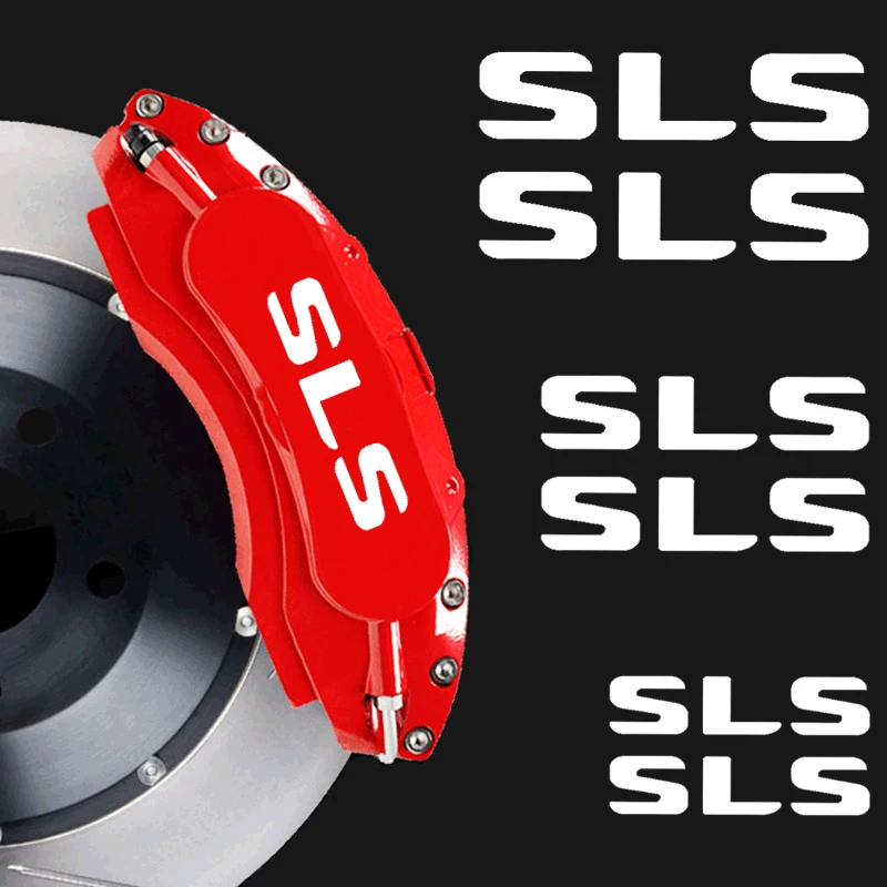 Клещевой тормозной суппорт автомобиля, декоративная пленка для Mercedes Benz класс SLS AMG Rosdster R197 C197, модифицированные Переводные картинки для шин