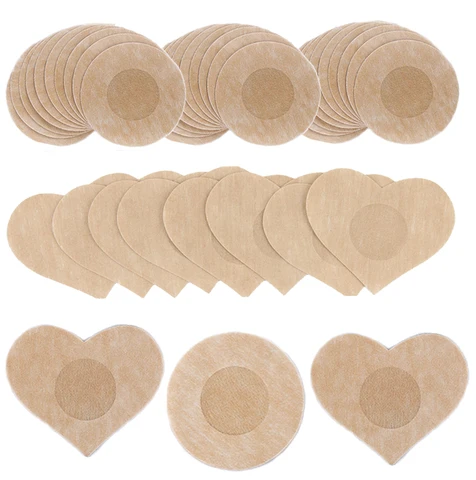 50pcs Women's Invisible Breast Lift Tape Overlays on Bra Nipple Stickers Chest Stickers Adhesivo Bra Nipple Covers  Sticky Bra