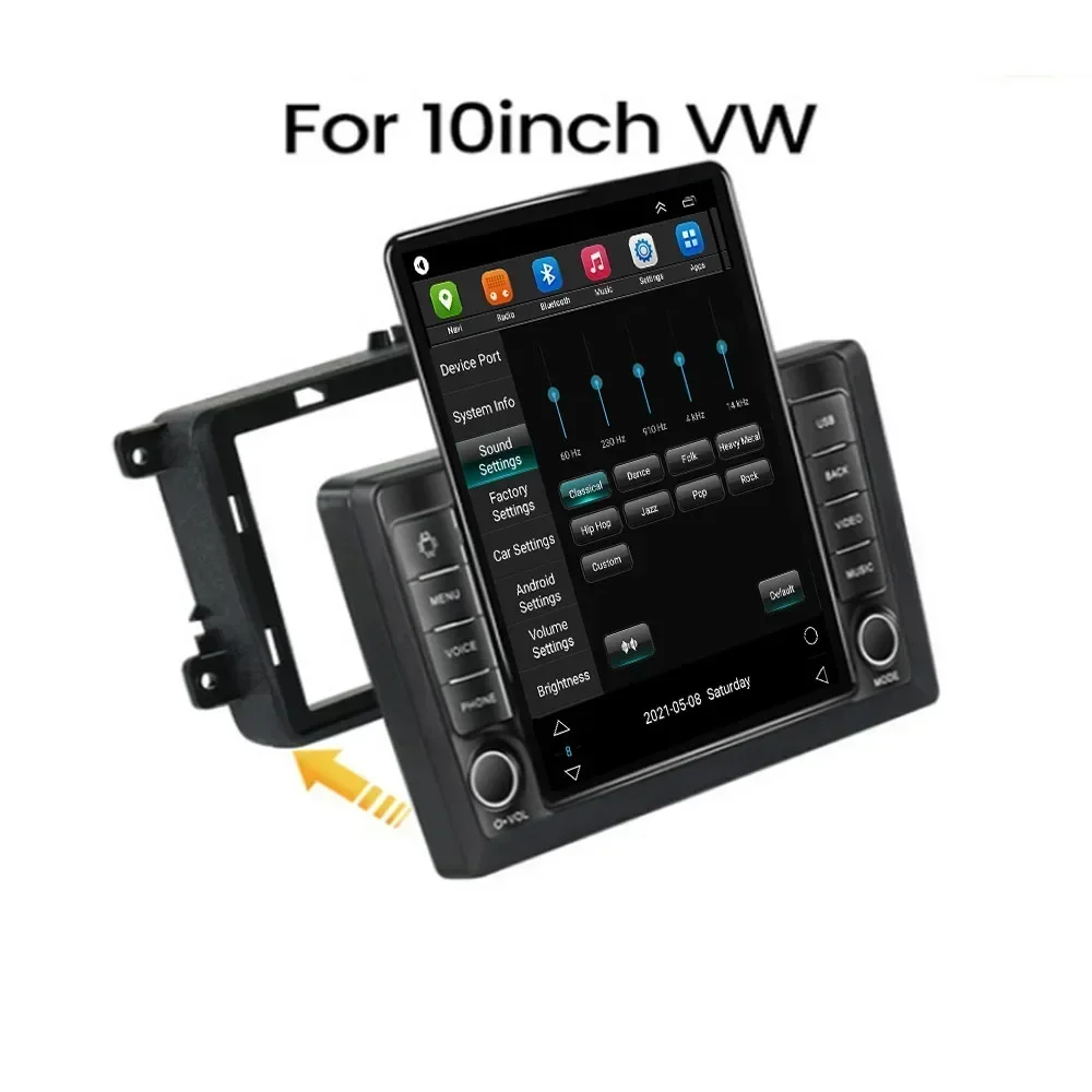 Автомобильная мультимедийная система Carplay Android Auto Авто радио для VW Golf 5 6 Touran Passat B6