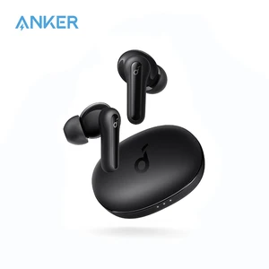 Soundcore от Anker Life P2 Mini беспроводные блютуз наушники с большими басами, Пользовательский EQ, Bluetooth 5,2, 32 часа воспроизведения
