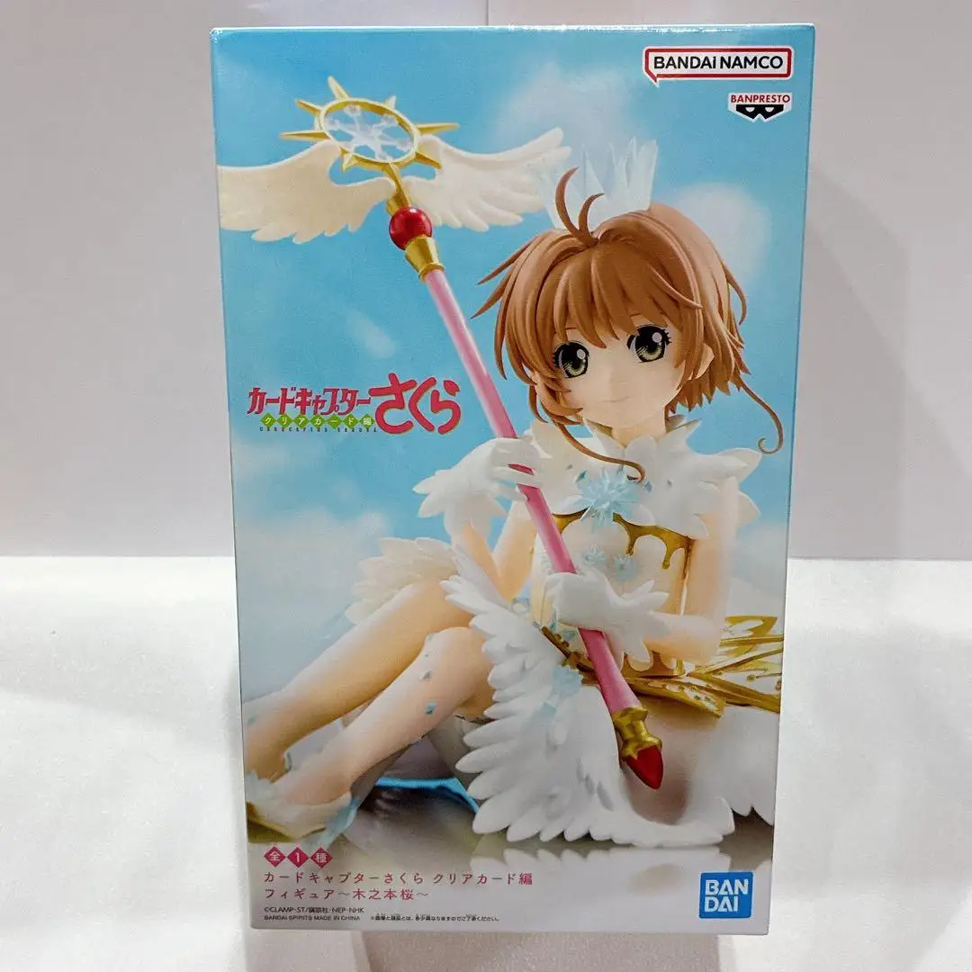 Фото В наличии: BANPRESTO Cardcaptor Sakura: Clear Card Kinomoto Sakura, фигурка из ПВХ, 14 см, аниме-фигурка, коллекционная модель, игрушка №2