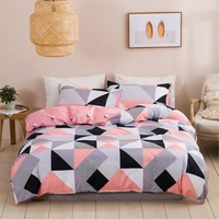 nordic geometric plaid bedding set 23 pcs 220x240 king single double queen duvet cover set couple quilt covers no bed sheet