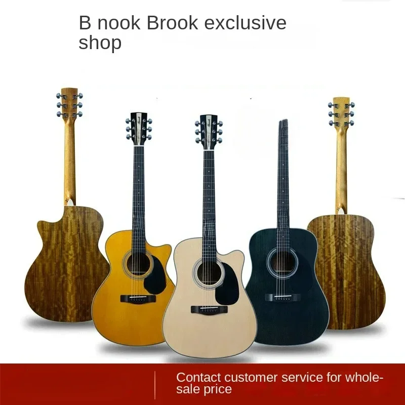 Брук V12 гитара S25 Брок шпон электрическая коробка музыкант возраст 41 дюйм 36