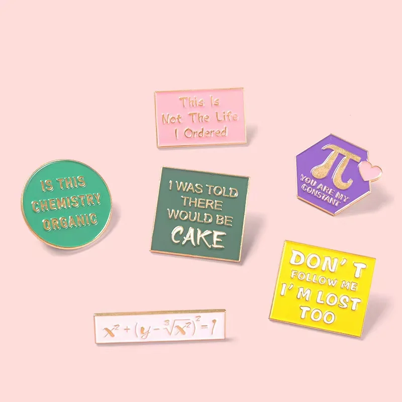 

Funny Quote Enamel Pin Social Anxiety Introvert Chemical Science Love Brooch Backpack Lapel Pin Badge Jewelry Gift Drop Shipping