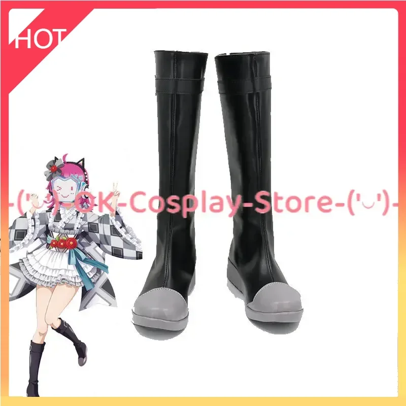 Lovelive nijiguan старшая школа QU4RTZ Tennouji Rina косплей искусственная обувь Хэллоуин