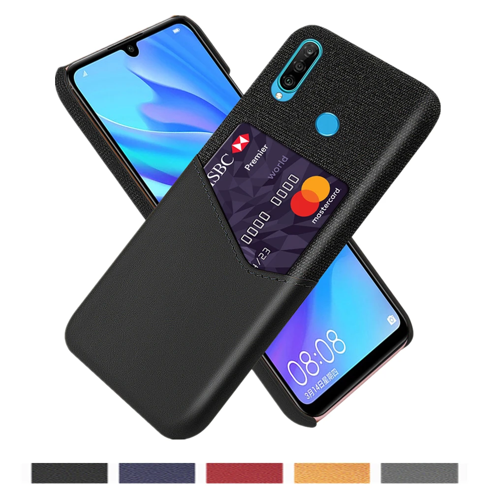 

Card Slots Cover Business Funda For Huawei P30 Lite P20 P50 P40 Pro Plus P10 Plus P 40 30 20 Lite 2019 P30lite Phone Case Coque