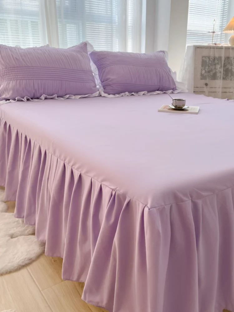 Юбка для кровати Покрывало Цельное покрывало .5 M .8 Трехсекционное пылезащитное