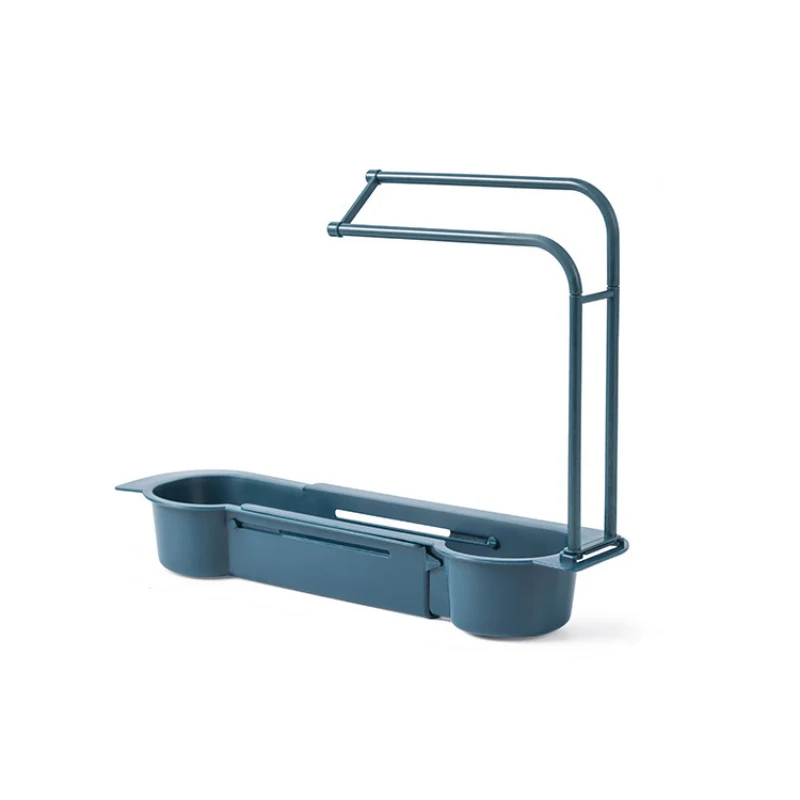 

Telescopic Sink Shelf Soap Sponge Drain Rack Expandable Storage Drain Basket Adjustable Bathroom Holder Kitchen Sink Accessories