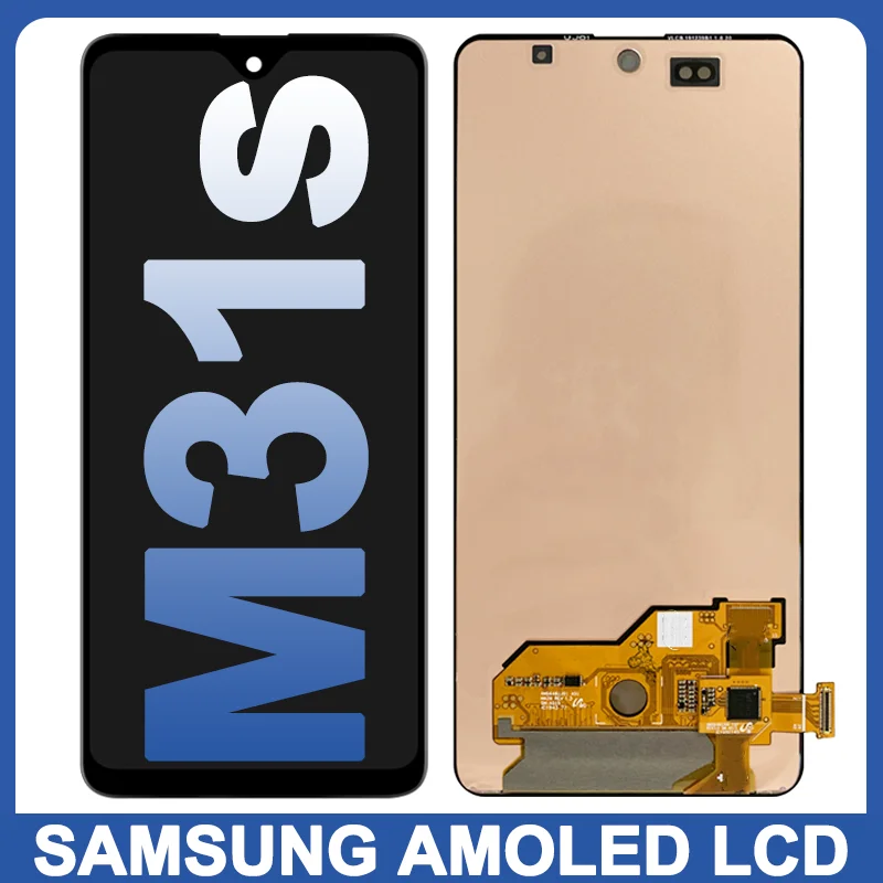 ЖК-дисплей 6,5 дюйма Super AMOLED для Samsung Galaxy M31s M317F M317F/DS, сменный сенсорный экран с дигитайзером в сборе