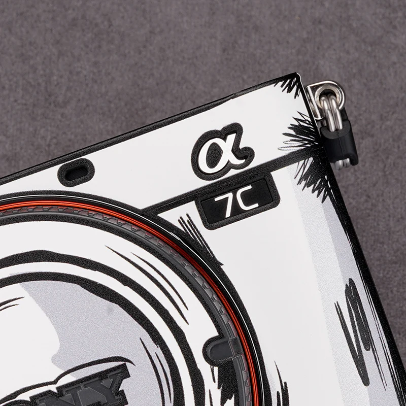 Наклейка для корпуса камеры SONY A7C 2D защитная наклейка виниловая пленка защитное