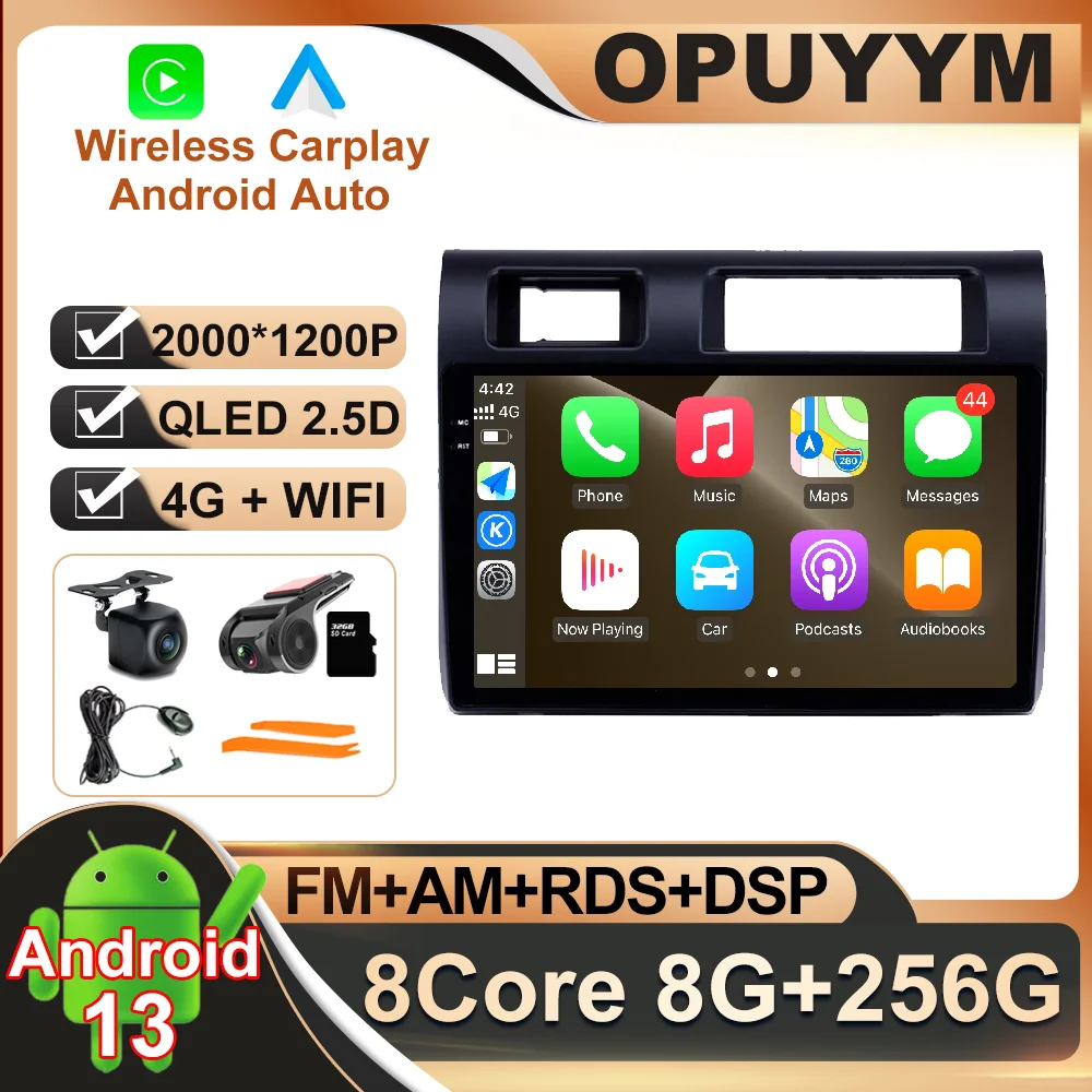 

Android 13 For Toyota Pickup Land Cruiser LC70 LC79 Series 2007 - 2020 Car Radio AHD Multimedia 4G LTE QLED Navigation GPS DSP