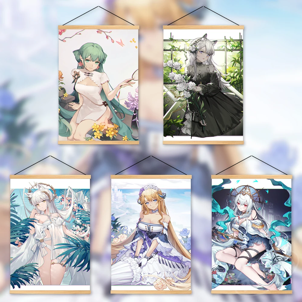 

Современные настенные картины на холсте, арритационные рыцари, деревянный подвесной плакат Heavyrain, Платиновые принты, модульная Аниме Карти...