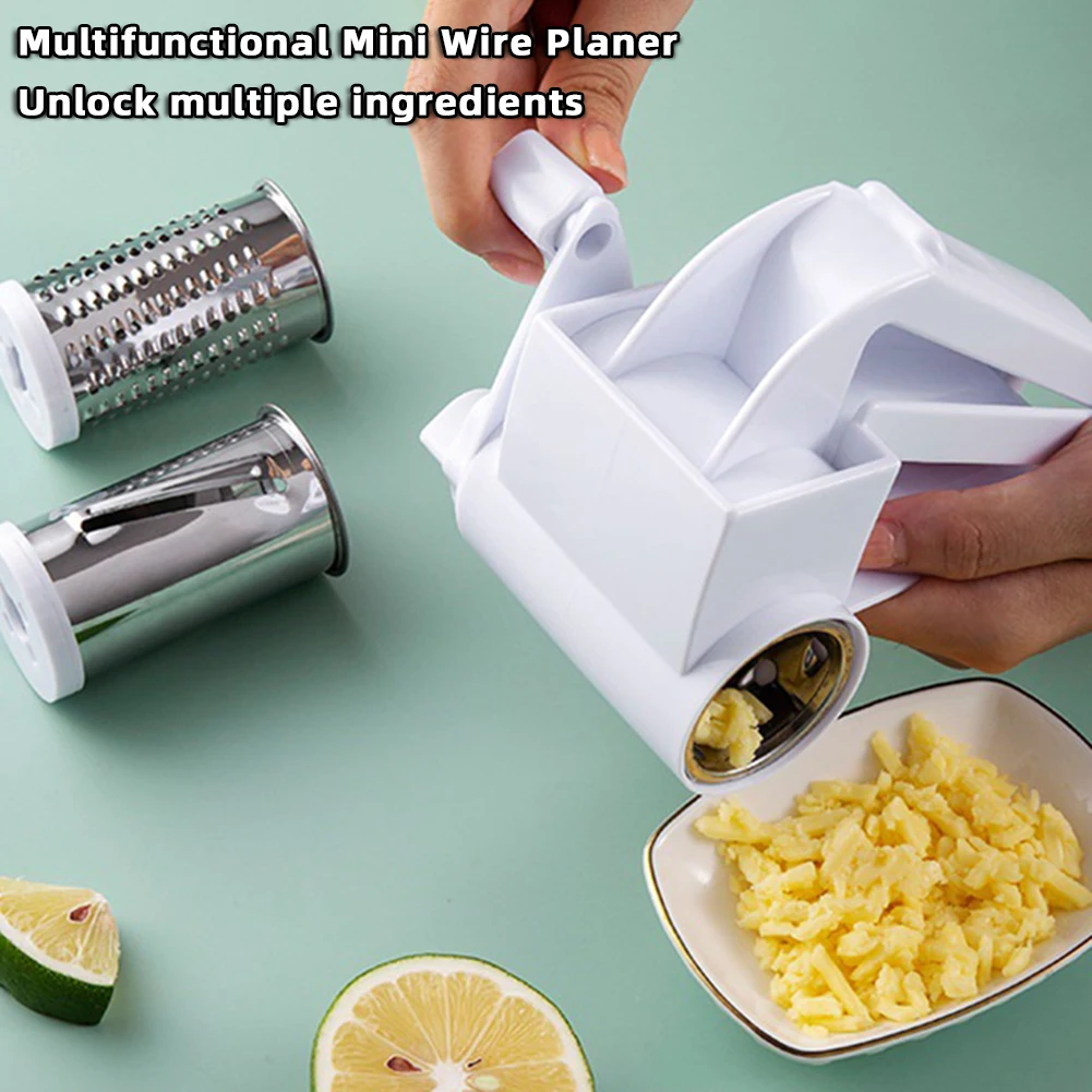 

Manual Cheese Grater With Single/Three Drums Multi-Purpose Cheese Grating Tool For Nuts Hard Cheese
