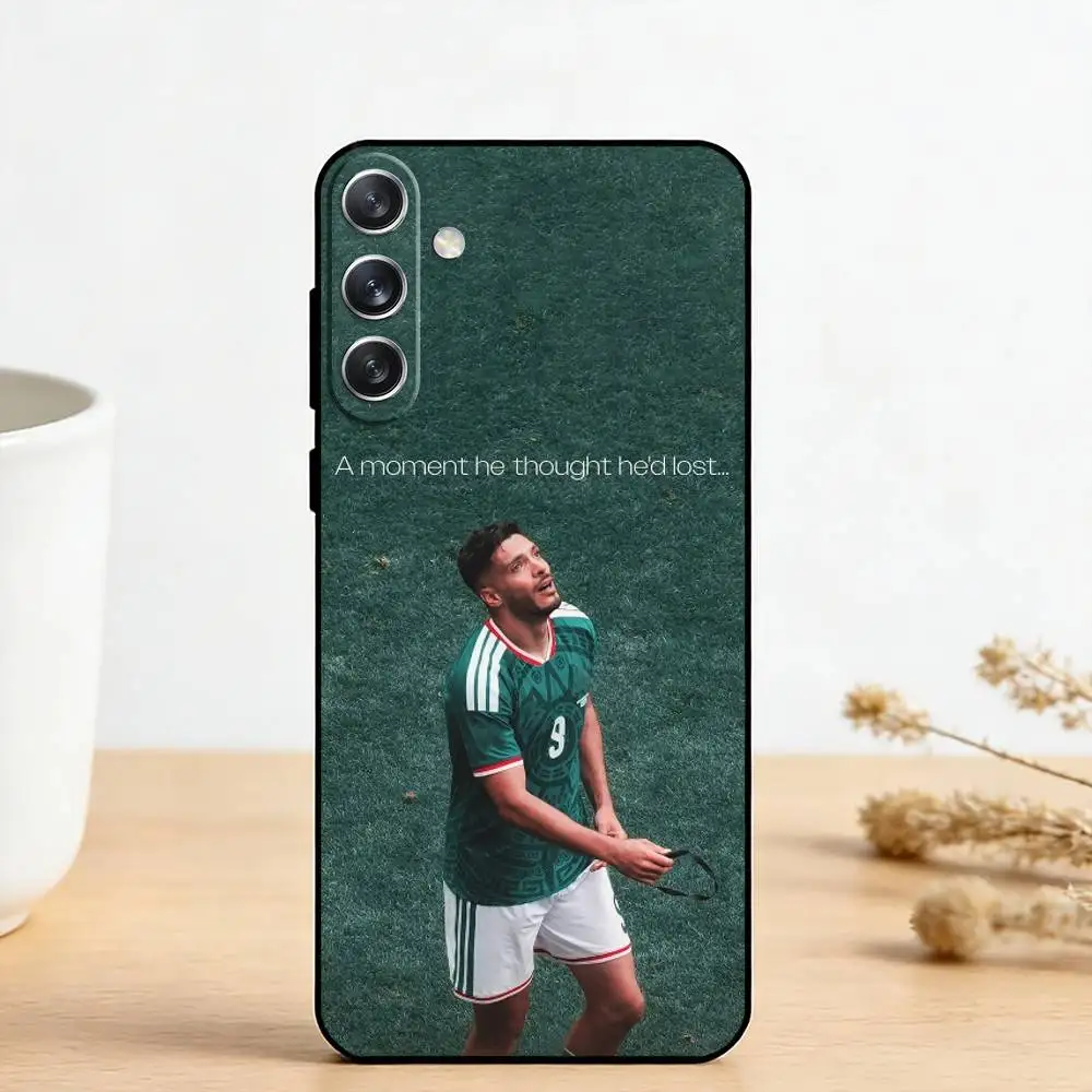 Фото Чехол для телефона Mexican Complete 9 R-Raul Jimenez для Samsung Galaxy A73, A72, A71, A70, A53, A52, A51 и других моделей, мягкий черный чехол №2