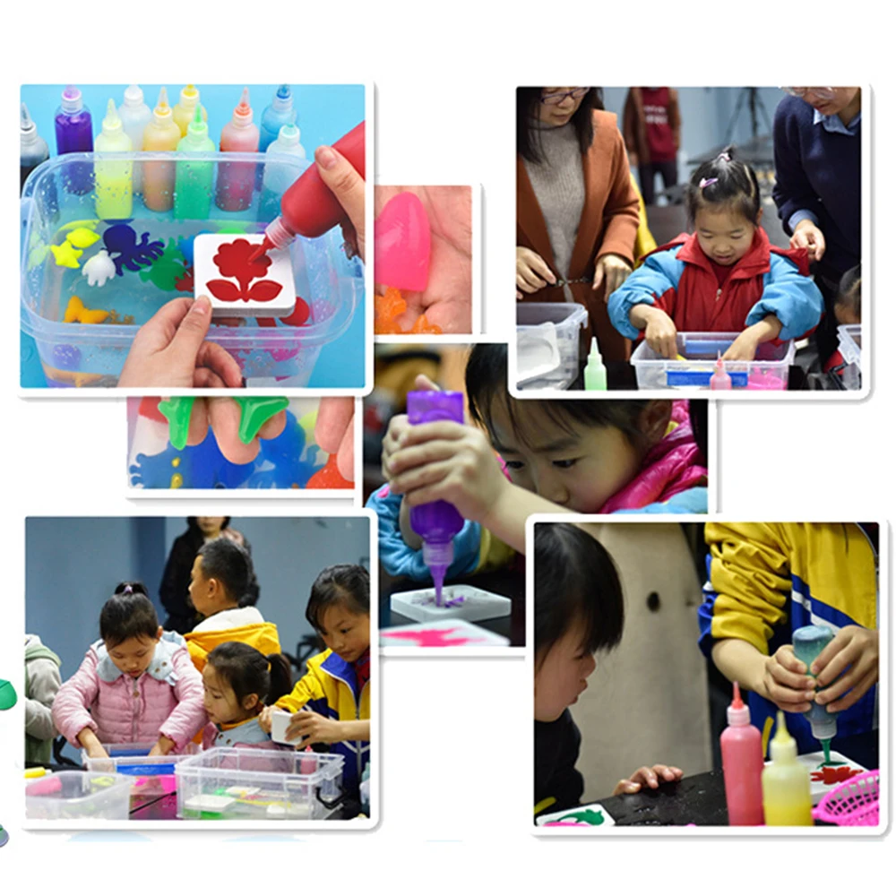 Magic Water Elf Water Baby Children's Toy Set DIY Handmade Material Set Ocean Mold Magic Water Elf Kid's Handmade Toy Set