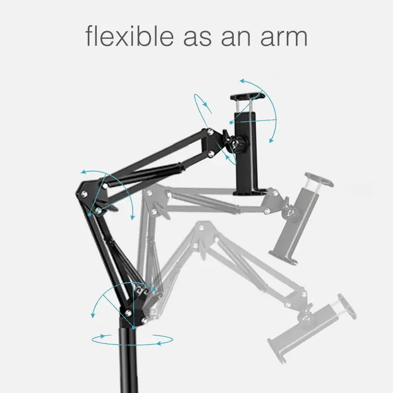 Регулируемая напольная подставка для телефона Гибкий Длинный держатель
