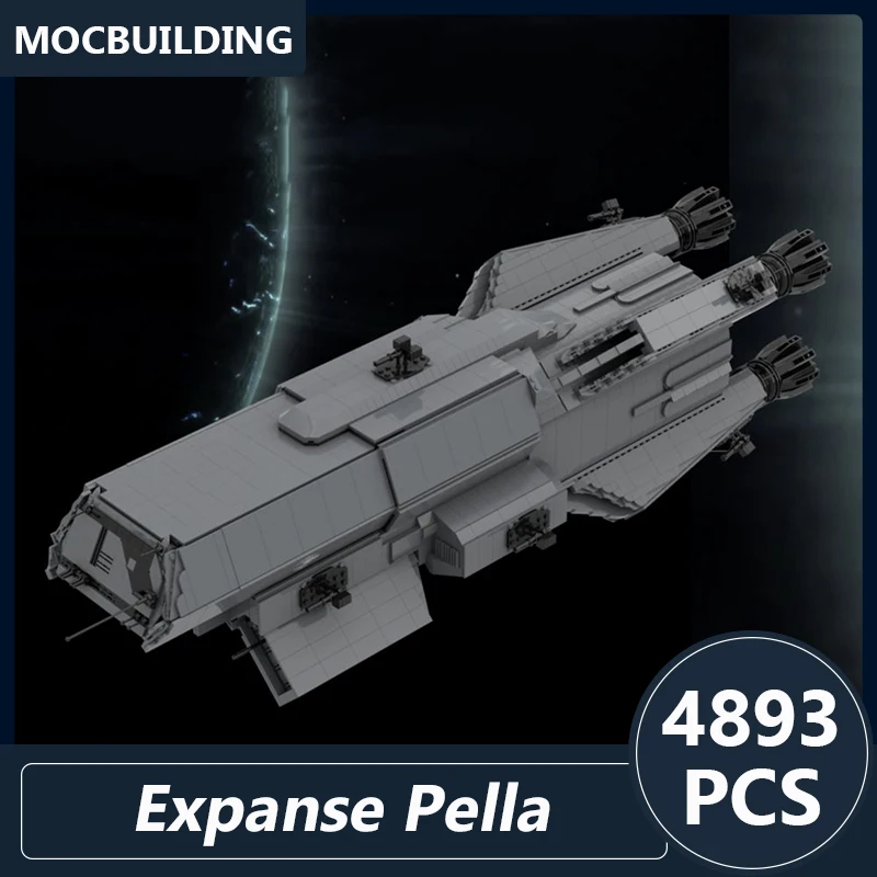 

The Expanse Pella MCRN Light Cruiser 1/100 Scale Moc Building Blocks Assembled Bricks Space Series Display Toys Gifts 4893PCS