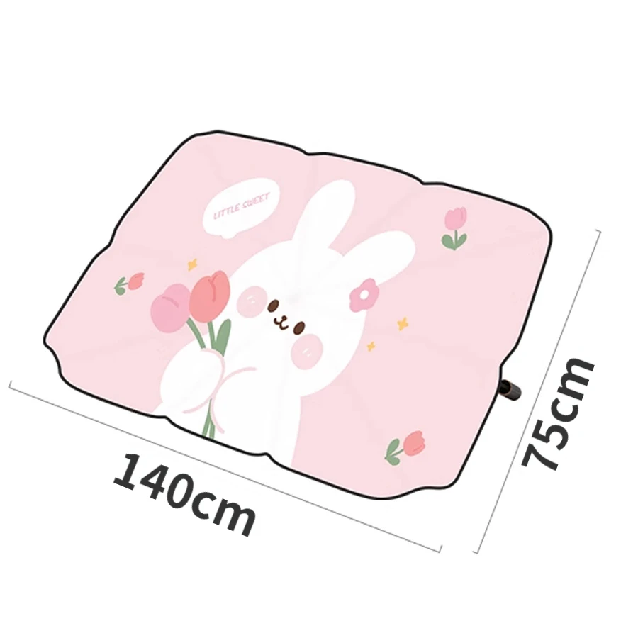 Автомобильный летний зонт от солнца с защитой высоких температур милый