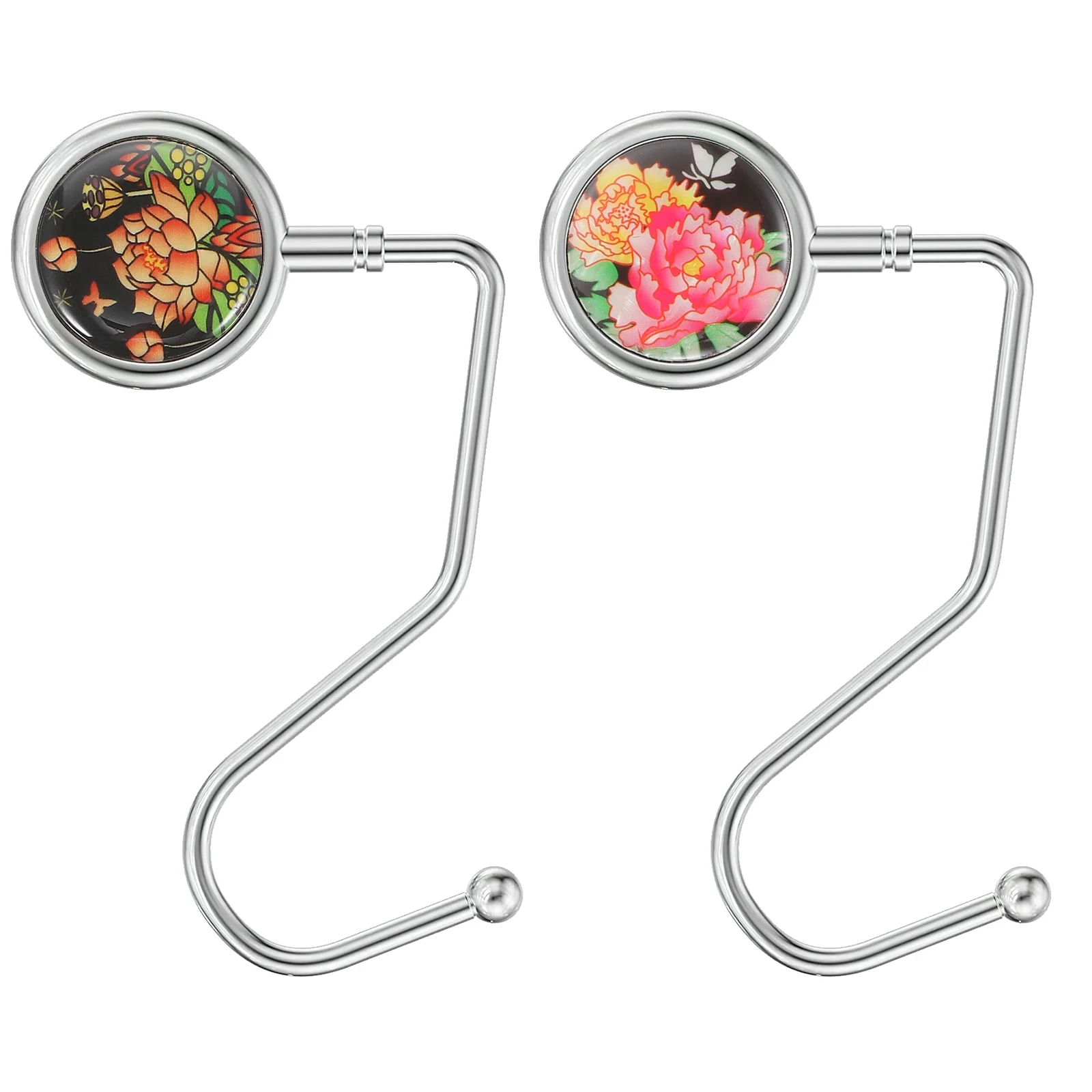 

Purse Tablehook Hanger Holderhooks Desk Handbag Hangers Sideumbrella Tables Organizer Bar Women Clipcounter Handbags Closet Key