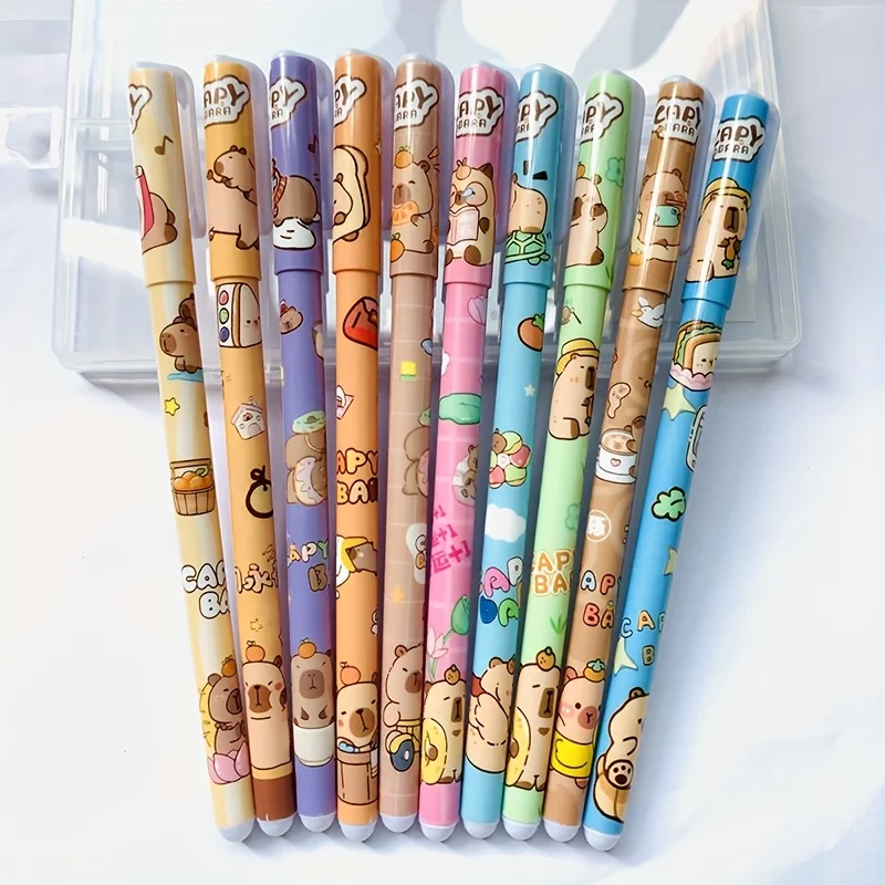 

Цветные гелевые ручки Капибары 10 шт