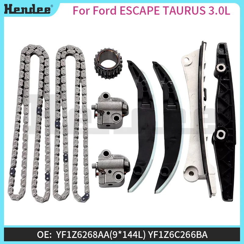 Фото Комплект цепи ГРМ для Ford ESCAPE TAURUS 3.0L, высококачественные автомобильные запчасти OE: YF1Z6268AA(9*144L), YF1Z6268AA(9*144L), S929 №1