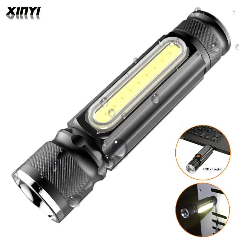 Многофункциональная светодиодсветильник вспышка со встроенным аккумулятором, 6000 лм