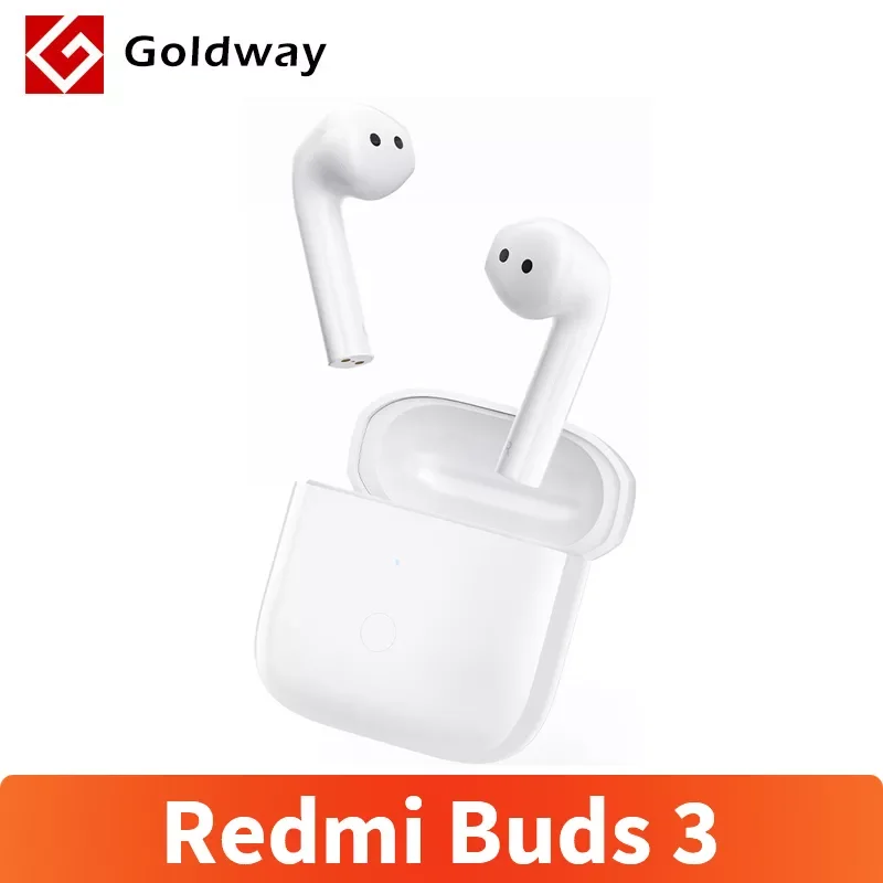 

Xiaomi Redmi Buds 3 TWS Wireless Bluetooth Headphones Dual Mic Noise Cancellation Earbuds Water Resistant AptX Adpative Earphone