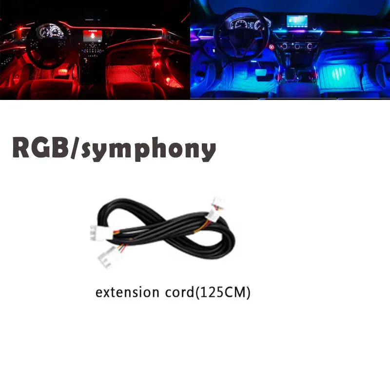 

Комплект Атмосферных RGB-ламп Symphony 18-в-1 С Удлинительными Кабелями 20/35/75/110 См