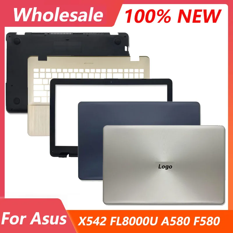 

New Laptop LCD Back Cover Front Bezel Top Lower Bottom Case For Asus X542 R542 X542U X542B X542UAR X542BA R542UA R542U Palmrest