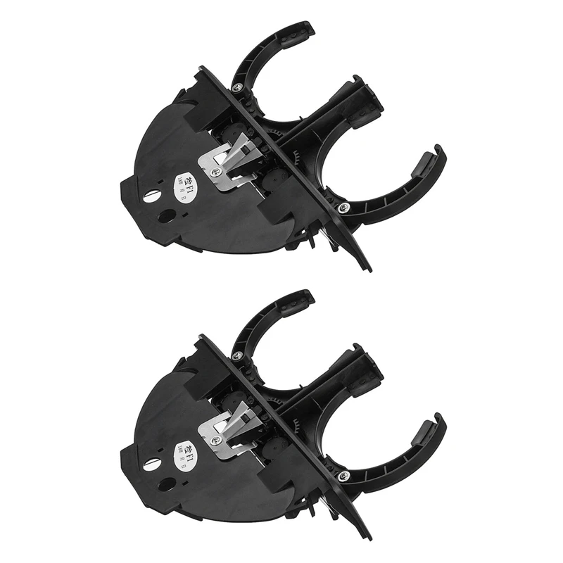 

2X Black Rear Dual Drink Cup Holder For-BMW 525I 528I 530I 540I 5 Series E39 Retractable 51168184520