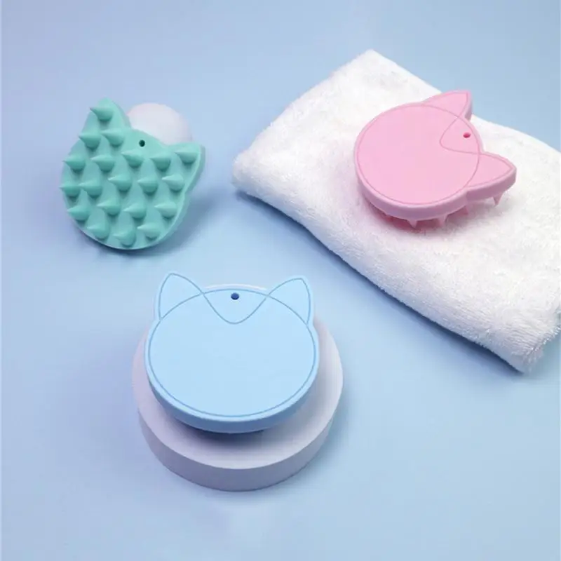 

Shampoo Tool 6 Colors Cute Cartoon Cute Design Massage The Scalp Soft And Gentle Shampoo Massager Scalp Massage Brush Hair Care