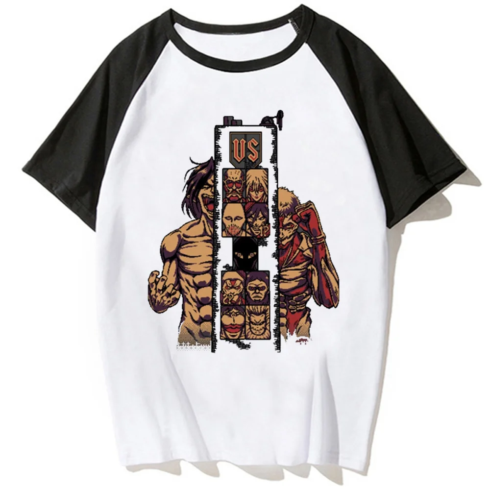 

shingeky no kyojin Tee women Y2K graphic t shirt girl Japanese anime clothing