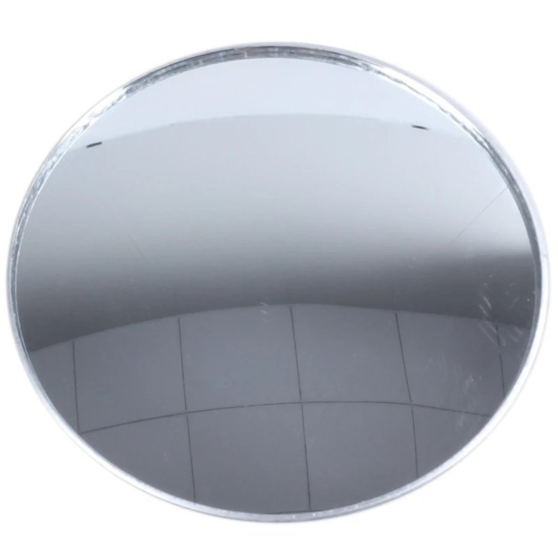 

Silver Tone 3" Round Convex Rear View Blind Spot Mirror For Car Auto