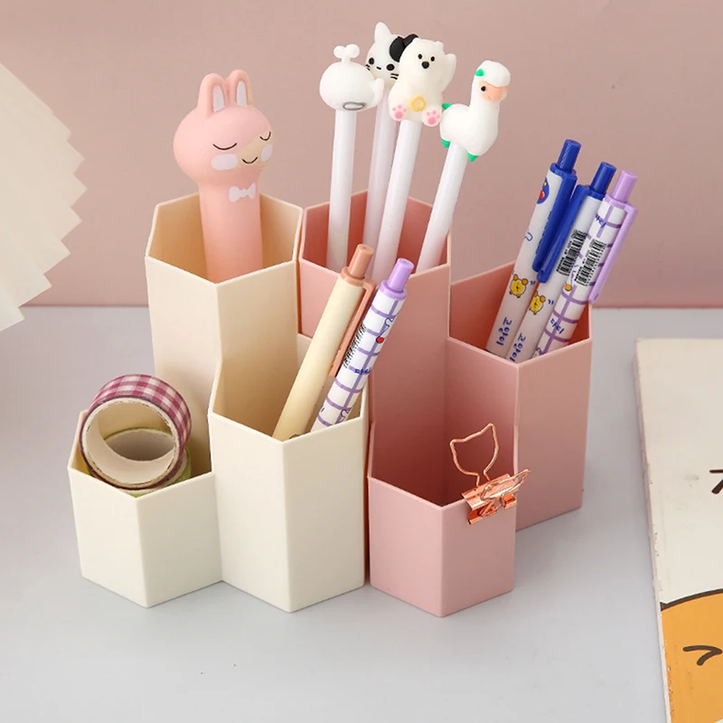 

3 Lattices Cosmetic Make-up Brush Storage Box Table Organizer Make Up Tools Box 10*12cm