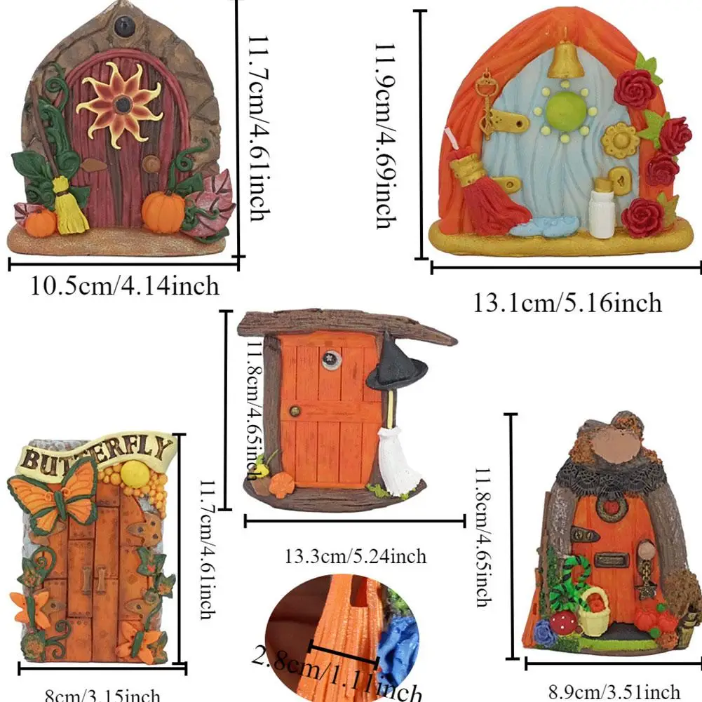 Деревянные сказочные двери эльфа мини Домашние украшения микро искусственные