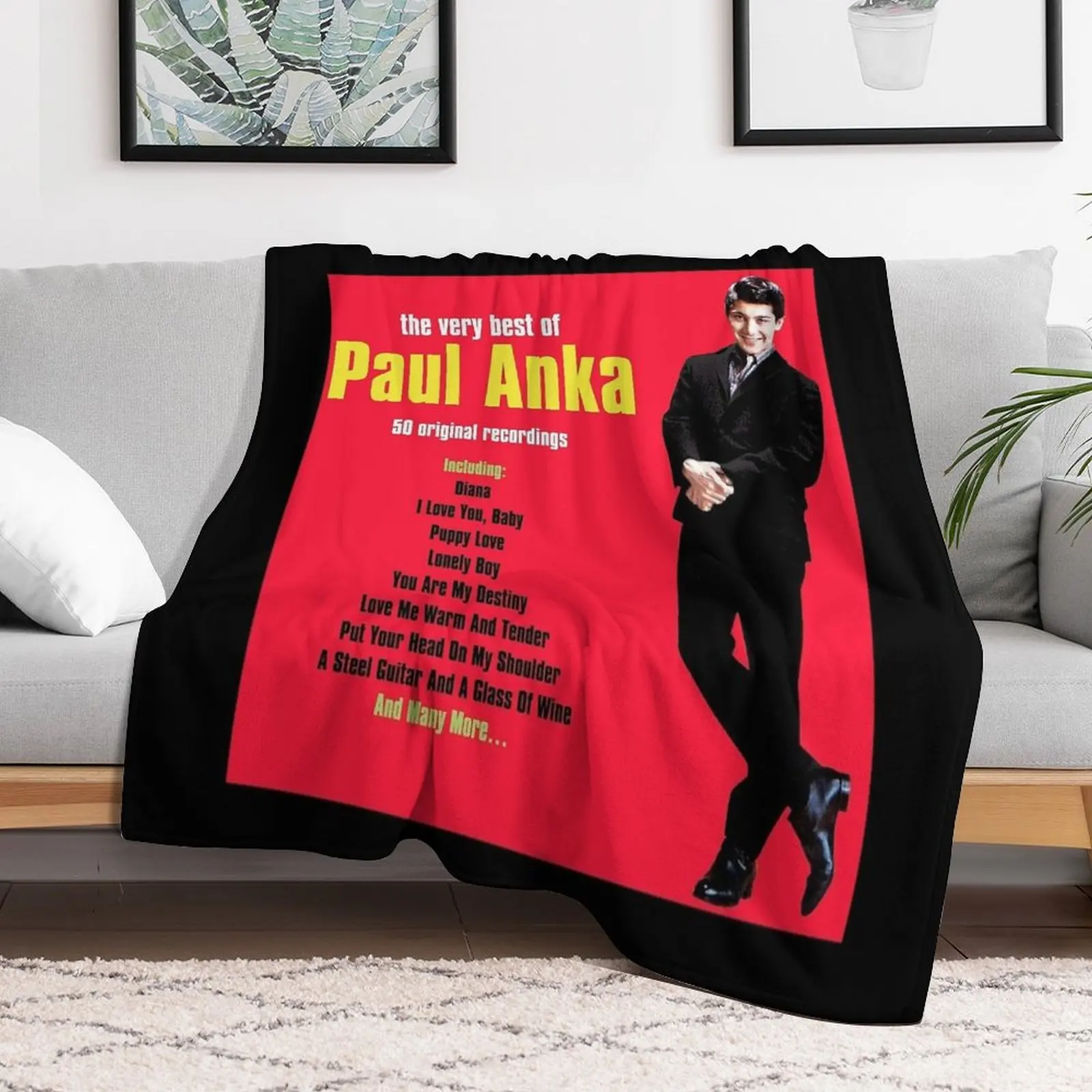 Роскошное винтажное одеяло с изображением пола Анки